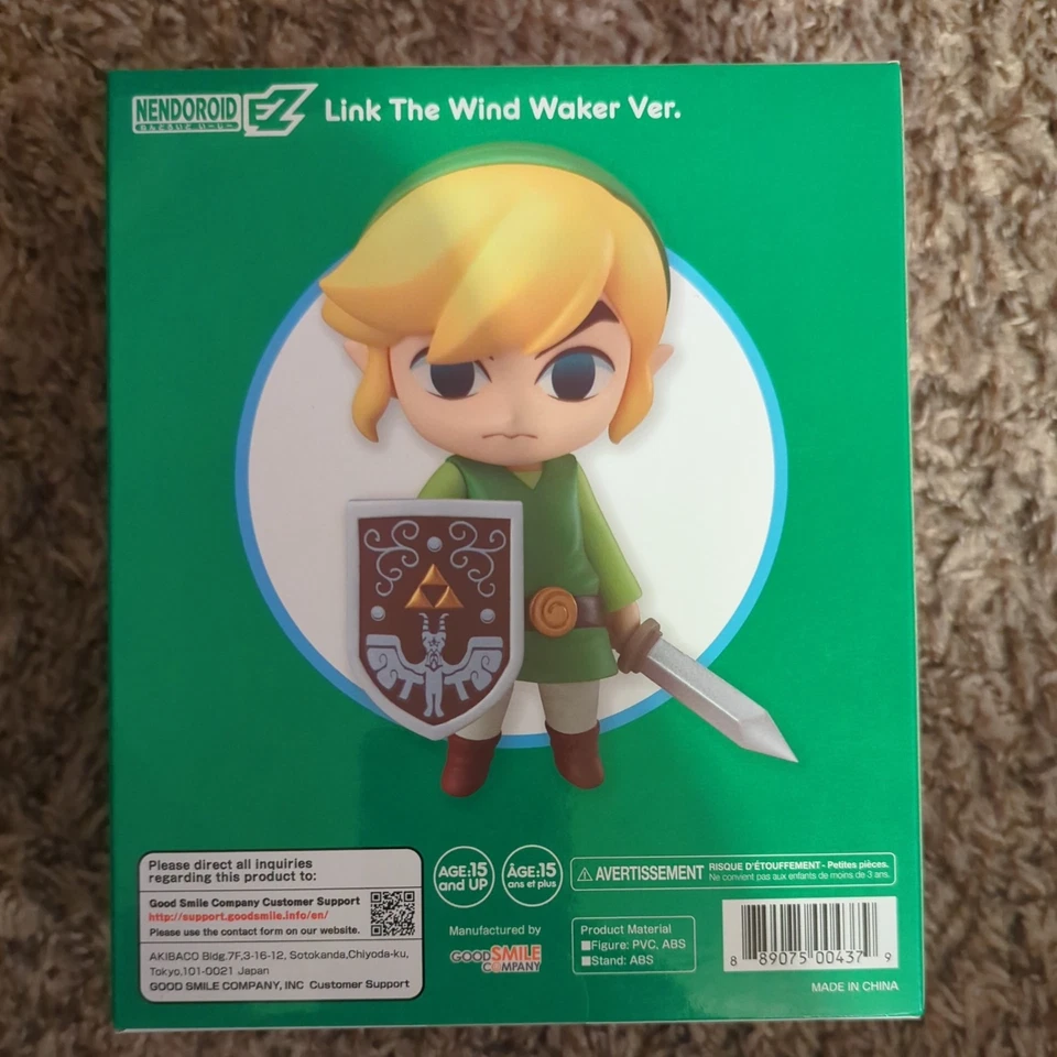 Figura de acción Good Smile The Legend of Zelda Wind Waker Link versión Nendoroid EZ Foto 3 de 4