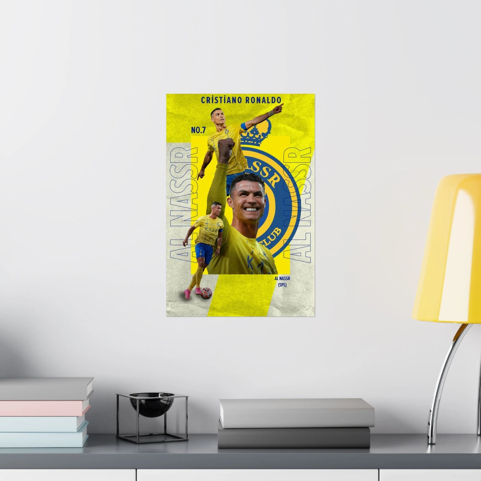 Ronaldo Al-Nassr Vertical Poster - Premium Matte Wall Decor for Fans