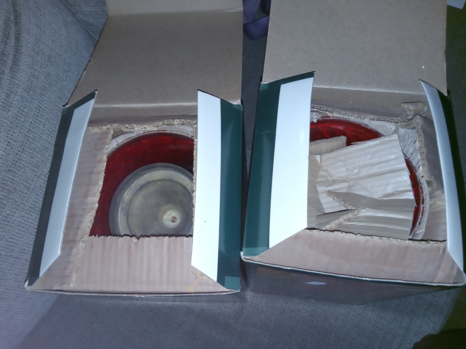 Set Of 2 Vintage PartyLite Global Fusion Hurricane Candle Holder And Stand NOS