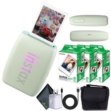 Fujifilm INSTAX MINI LINK 3 Smartphone Printer (Sage Green) + 60 Instant Film