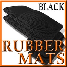 Fits Toyota Tacoma All Weather Black Rubber Floor Mats