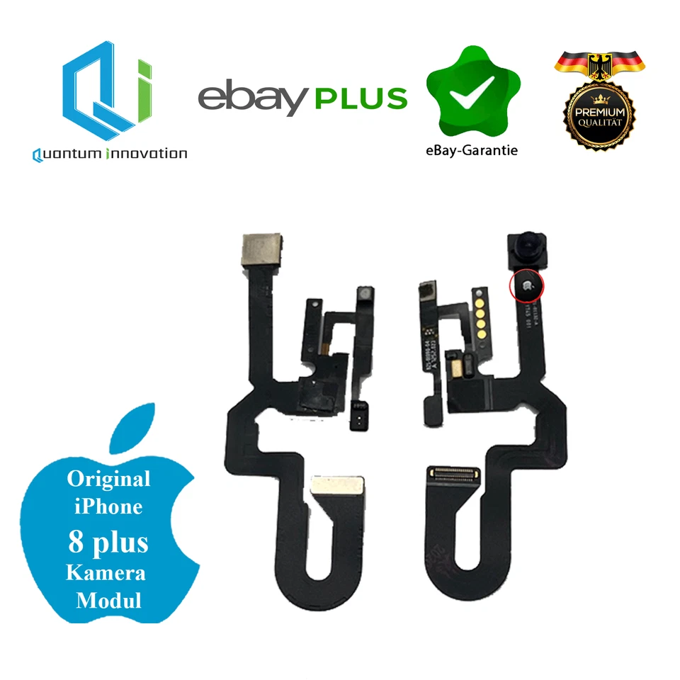 APPLE Original iPhone 8 Plus Front Kamera Selfie Kamera Flex Kabel Sensor Hörmuschel