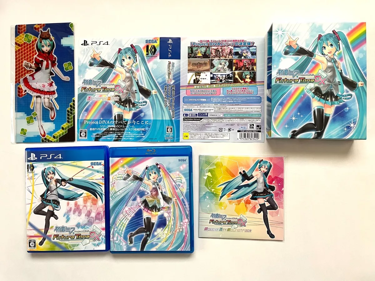 PS4 Game Hatsune Miku Project DIVA Future Tone DX Memorial Pack