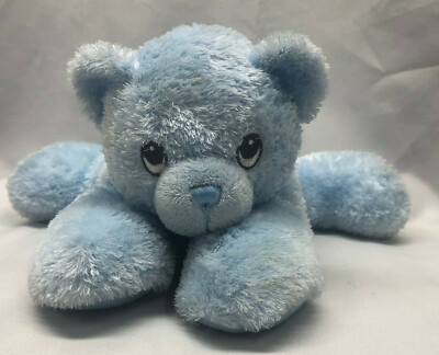 Aurora Baby Blue Stuffed Plush Teddy Bear Cub Cat Squishy Soft Satin Paws