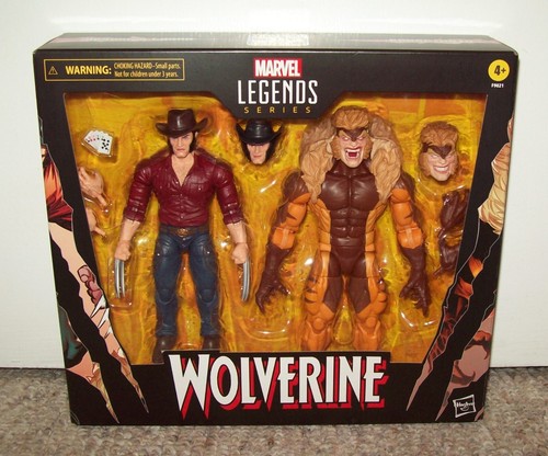 Sabretooth vs Wolverine Logan 50th Anniversary Marvel Legends Figure 2 Pack MISB