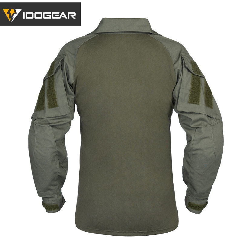 IDOGEAR Chemise de Combat G3 pour Hommes avec Coudières 1/4