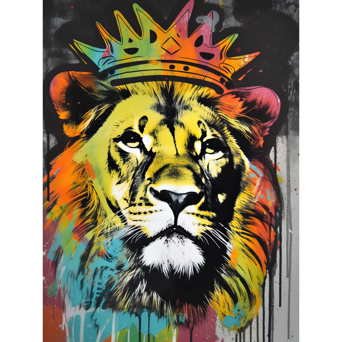 Graffiti lion deals