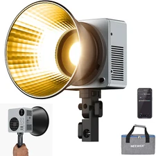 NEEWER HB80B 80W Bi-Color LED Light, 2700-6500K, 72Wh Battery, CRI95+