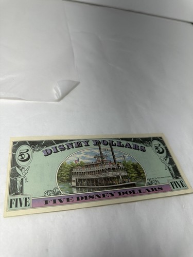 Disney Dollars 5 Dollar 1993 Goofy Serie - Picture 6 of 6
