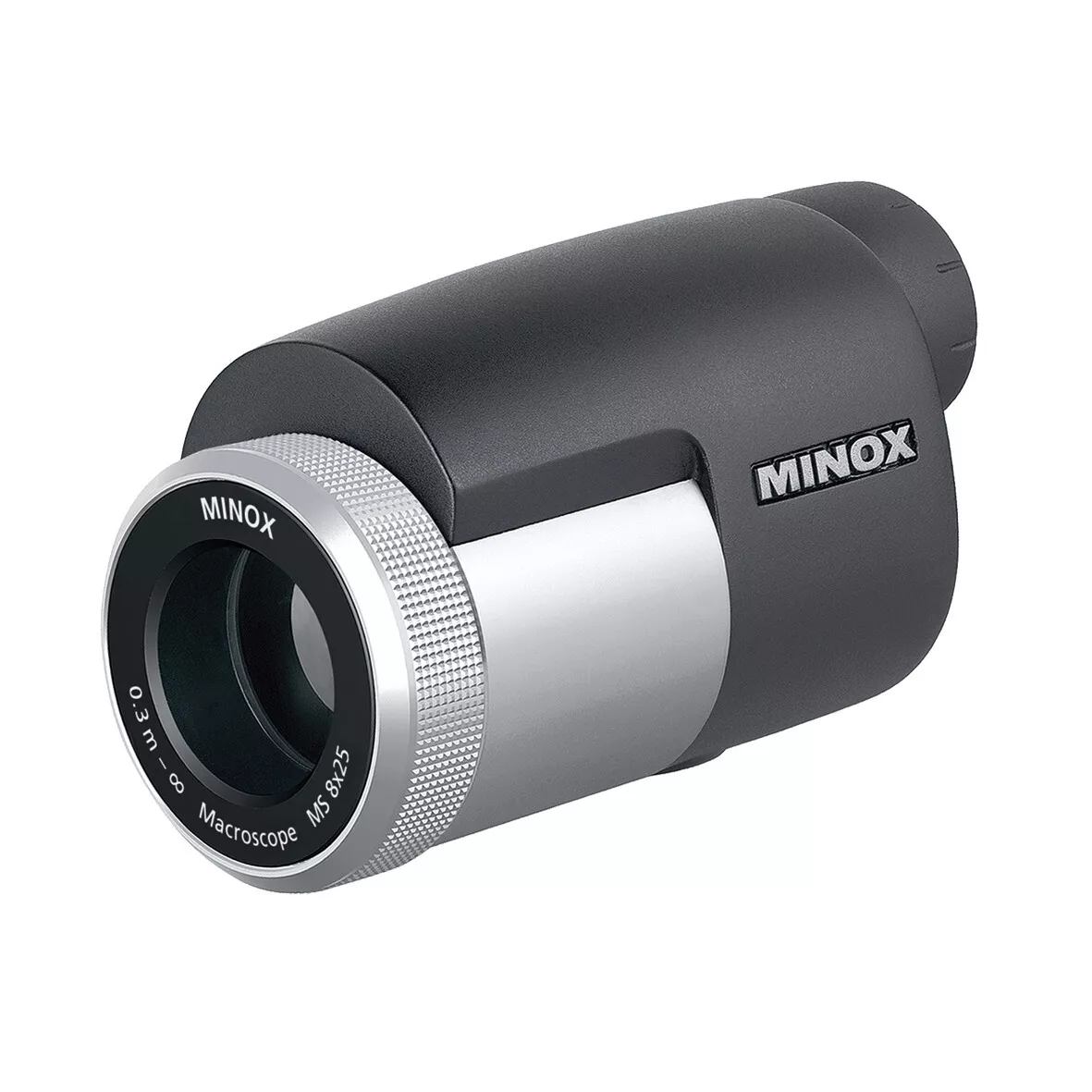 Minox MS 8x25 Macroscope Mini-Teleskop Wasserdicht Silber Schwarz 