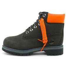  TB0A1RU1D97 Grade School Timberland 6 INCH PREMIUM BOOT GS GUNMETAL
