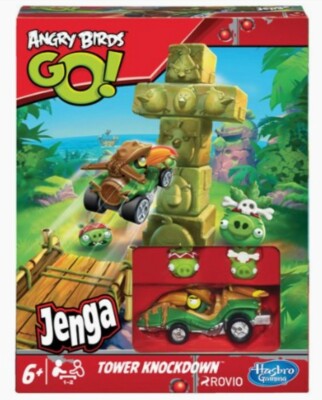Hasbro A6437 - Angry Birds Go! - JENGA TOWER KNOCKDOWN