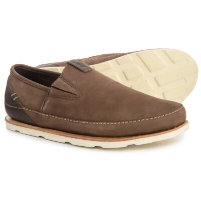 Chaco Thompson Slip On Shoes Men’s 11 Dark Gull Gray NEW‎ dress shoes Chaco Thompson Mens 11 Dark Gull Gray Leather Slip-On Casual  main image 2