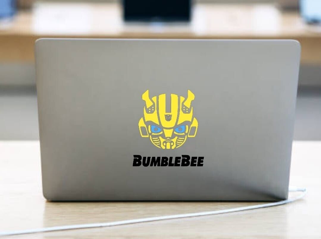 TRANSFORMERS Movie BUMBLEBEE Promo Shot Full Body Window Cling Sticker NEW