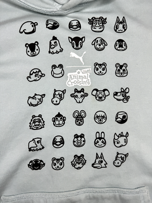 animal crossing x puma hoodie