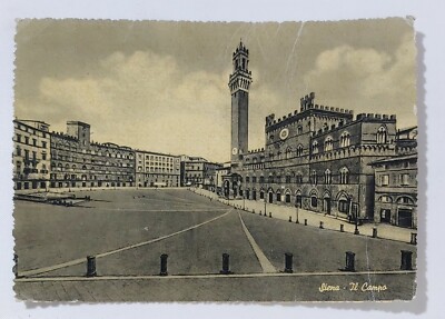 16782 postcard - Siena - Il Campo - VG 1955