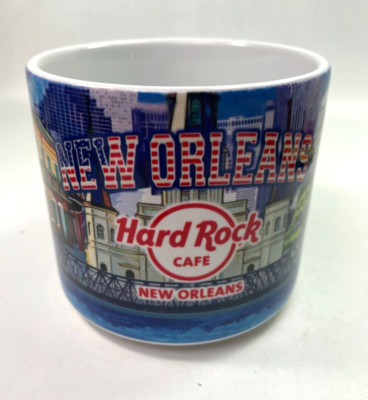 Hard Rock Cafe New Orleans Coffee Mug 14oz City Landmark View Cup Souvenir  B66