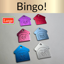 Custom Engraved Dog Tags Personalized Dog Collar Pet Tags Engraved HOUSE PUPPY