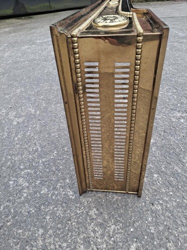 Brass Regency Fender Brass Fire Hearth Fender fire surround fender kerb - Picture 19 of 24