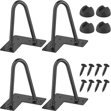 EconoHome Metal Hairpin Legs 6 inch  Heavy Duty Furniture Legs