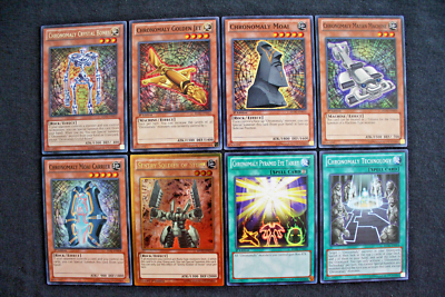 Chronomaly Deck set (Cyrstal Bones, Technology, Moai Carrier, Golden Jet)  [Mint] | eBay