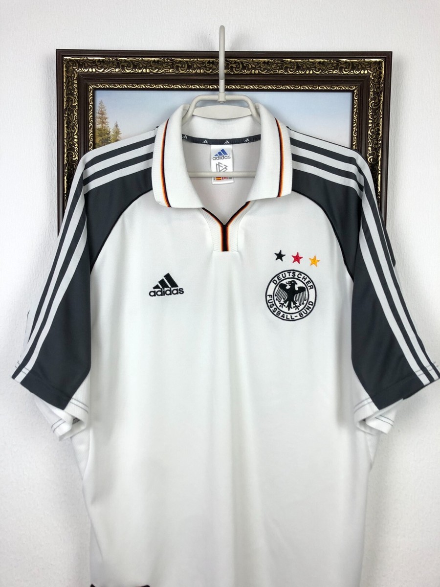 Germany Home football shirt 2000 Soccer Adidas Jersey White