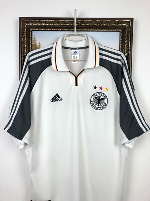 Germany Home football shirt 2000 Soccer Adidas Jersey White