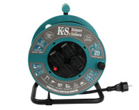 KöNner & SöHnen Ks CR-25M Kabeltrommel 25M 230V VerläNgerungskabel IP44