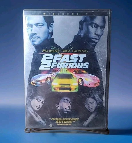 2 Fast 2 Furious DVD Movie Paul Walker Tyrese Eva Mendes High Octane Action 