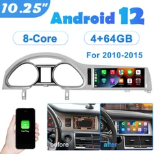 For Audi Q7 2010-2015 Car Stereo Radio 10.25" Android 12 Carplay GPS WiFi 4+64G