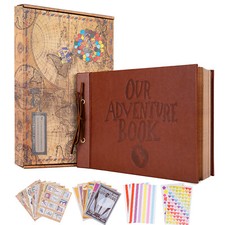 Our Adventure Book Scrapbook Photo Album 80Pages Christmas Memory Gift 11.9x7.6