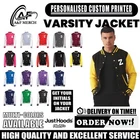 Personalised Awdis Varsity jacket Initial Text Names Family School College Gifts