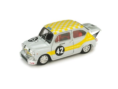 Modellauto Wettbewerb Maßstab 1:43 Brumm Diecast Fiat Abarth 1000 N.42