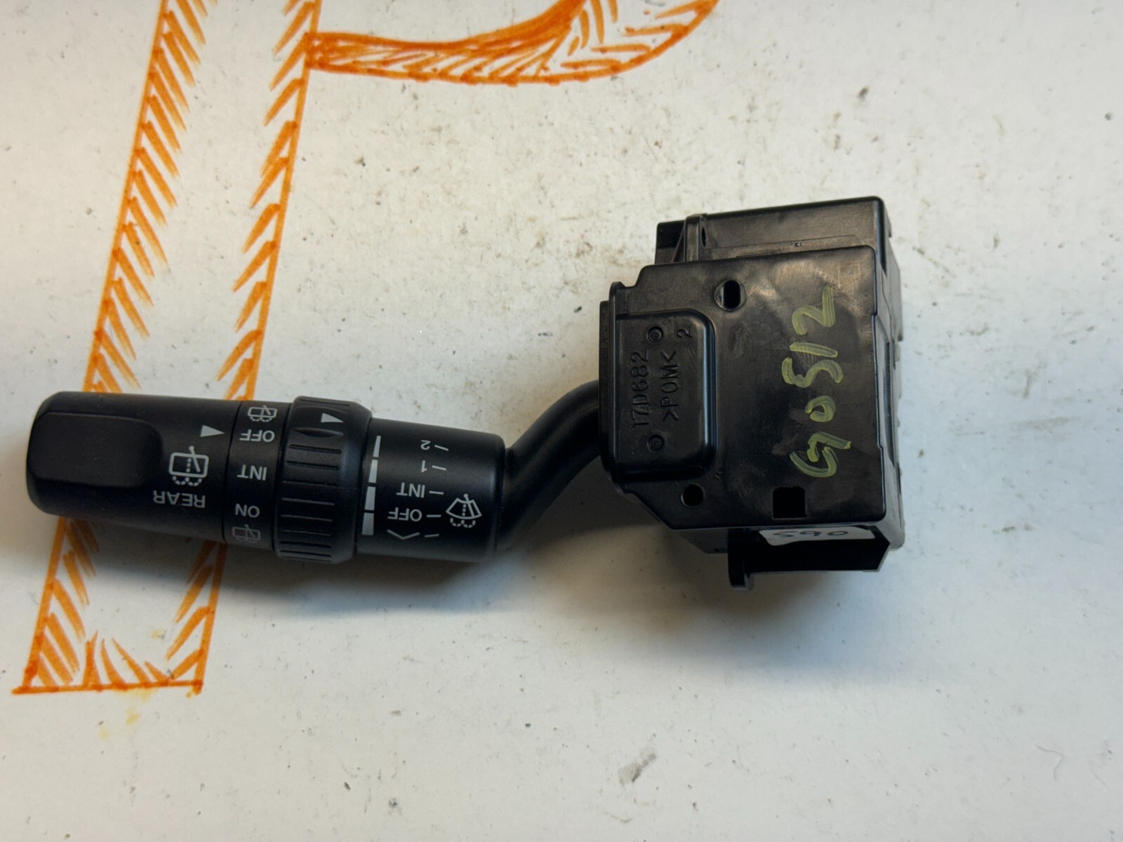 2007-2009 Mazda 3 OEM Used Wiper Control Switch