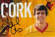 WATFORD HAND SIGNED JACK CORK 6X4 PHOTO 1.