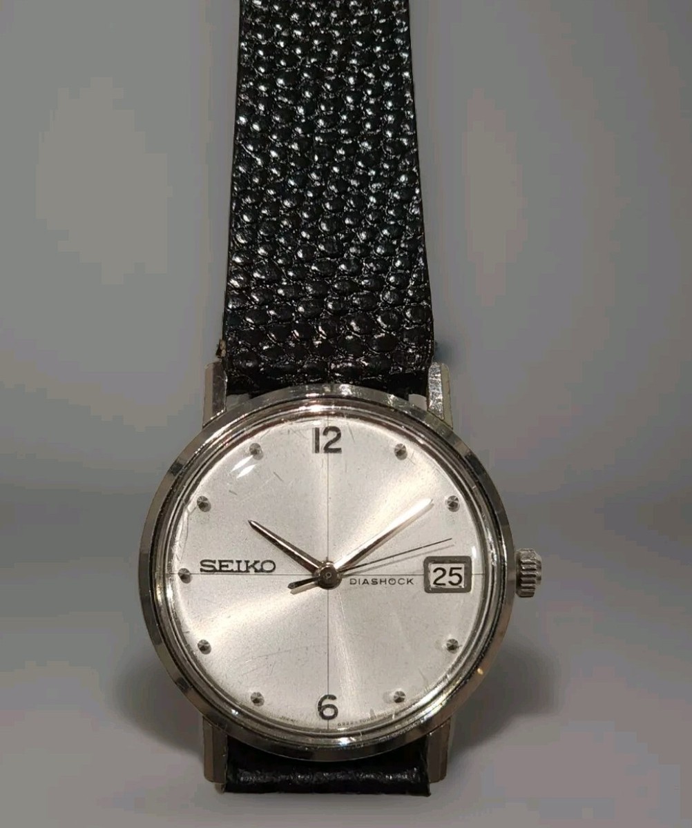 Seiko Diashock Men's Watch Stainless Steel 4N51267 JAPAN | eBay