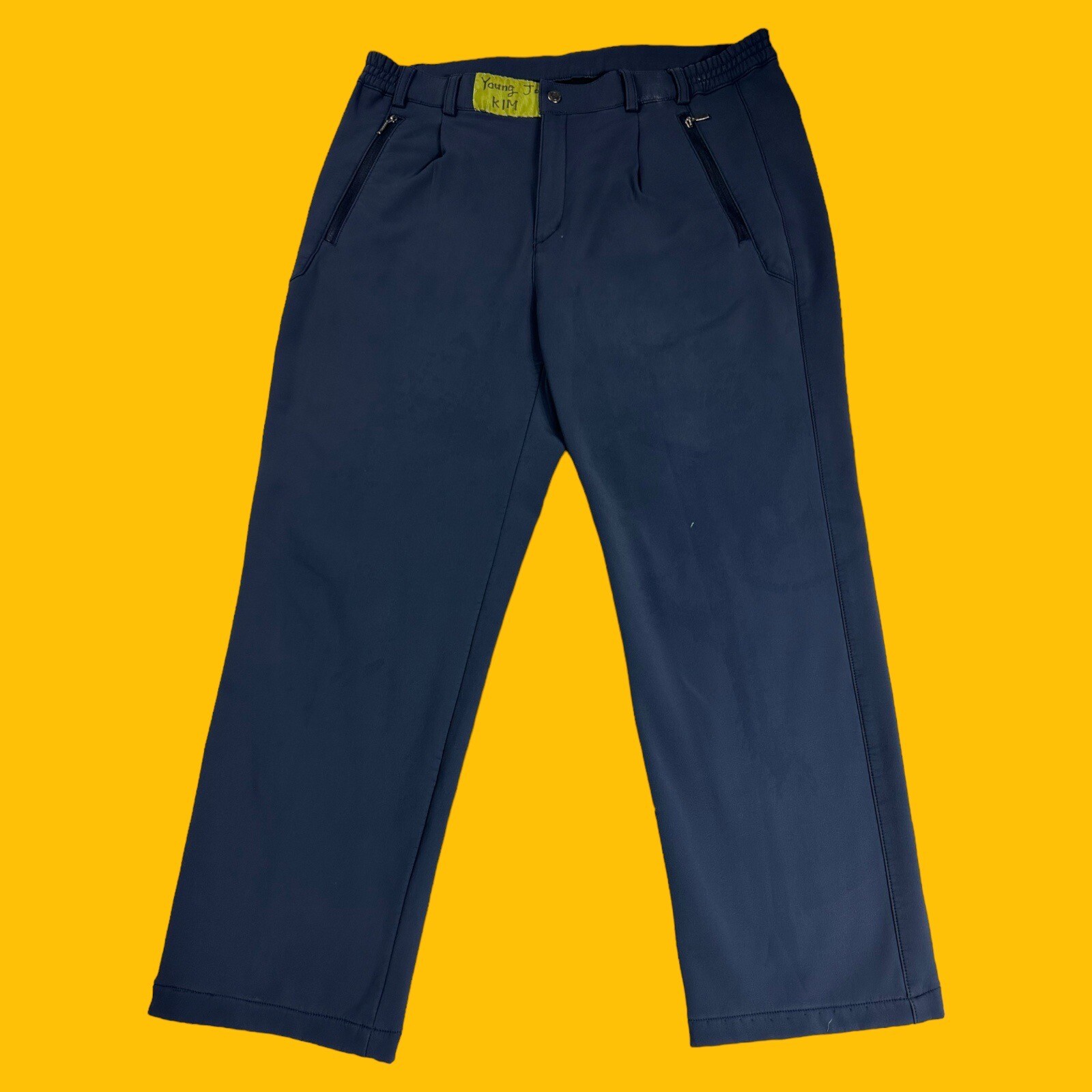 Montbell Mens Size 36x28 Outdoor Elastic Waist iSki Hiking Fleece Lined Pants