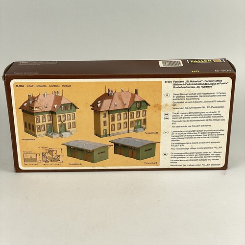 Kit ufficio forestale Faller HO scala B-904 St. Hubertus modello edificio ferroviario - Foto 4 di 7