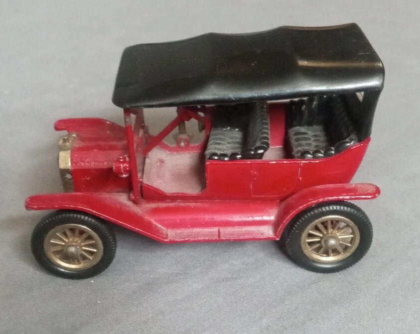 Винтажный Lesney спичечный коробок модели прошлых лет 1911 Ford модель T литой автомобиль #Y1 - Изображение 3 из 4