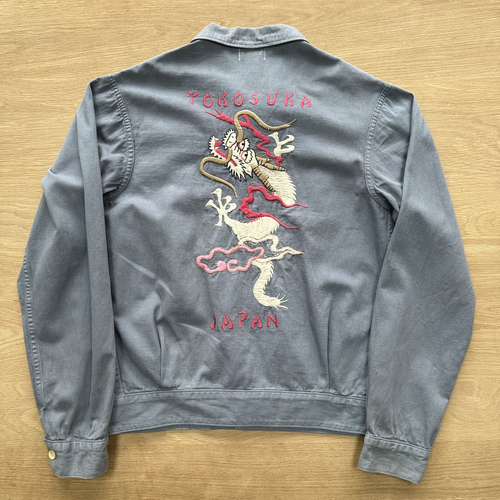 Chaqueta Blusa Hellers Café Warehouse Japón Bordada Recuerdo 40 Mediana - Imagen 4 de 13