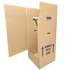 NEW LARGE STRONG REMOVAL MOVING WARDROBE CARDBOARD BOXES WITH HANGING RAILS