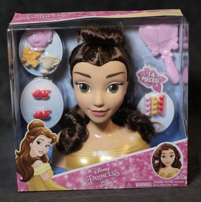 Princess Basic Belle Party Styling Head Game Set Girls Kids Hair