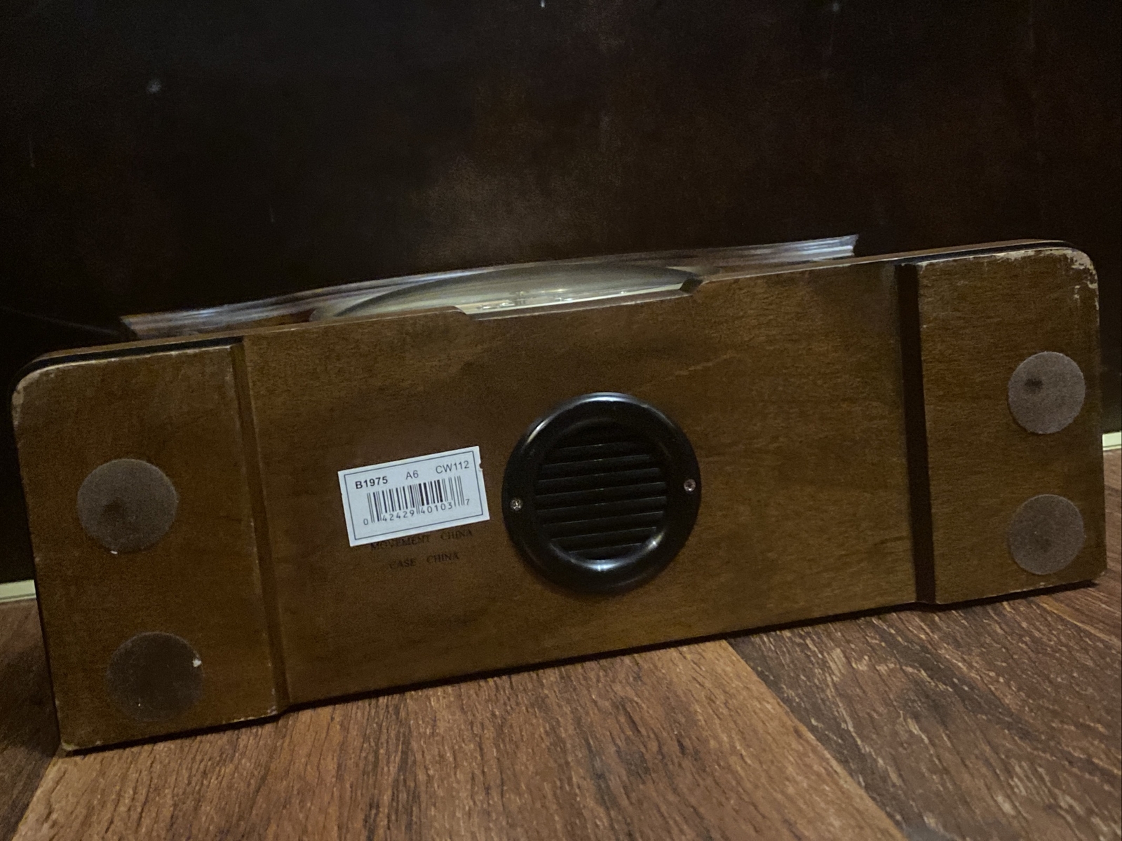 Beautiful BULOVA Mantel Clock Chadbourne in Old World Walnut Finish