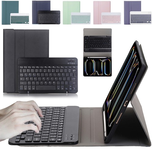 Detachable Keyboard Case For iPad Pro 2024 11" 5th Gen Smart Folio Stand Cover