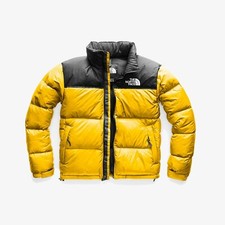 1992 nuptse jacket yellow