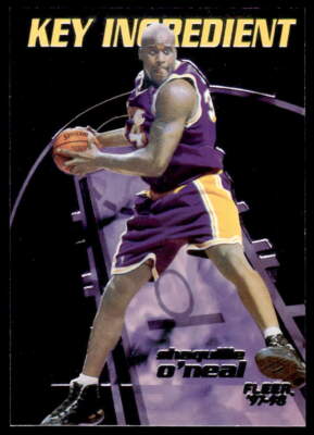 1997-98 Fleer #9 Shaquille O'Neal BASKETBALL Los Angeles Lakers | eBay