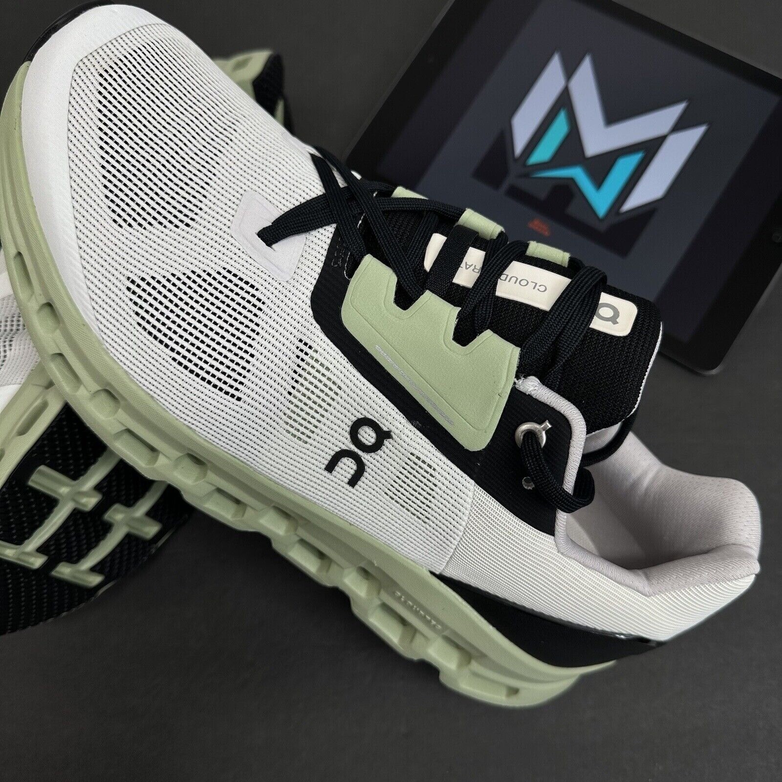 On Cloudstratus White Black Green Running Shoes Men’s Sizes Damaged Box 39.99212 eBay