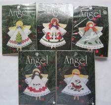 Designs for the Needle Counted Cross Stitch Kit Angel Ornament ~ YOU CHOOSE KIT