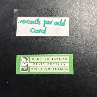 Elvis Presley Blue Christmas/White Christmas Xmas 45