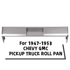 For Chevrolet Gmc 1947-1953 Rear Roll Pan W License Plate Pocket Steel New